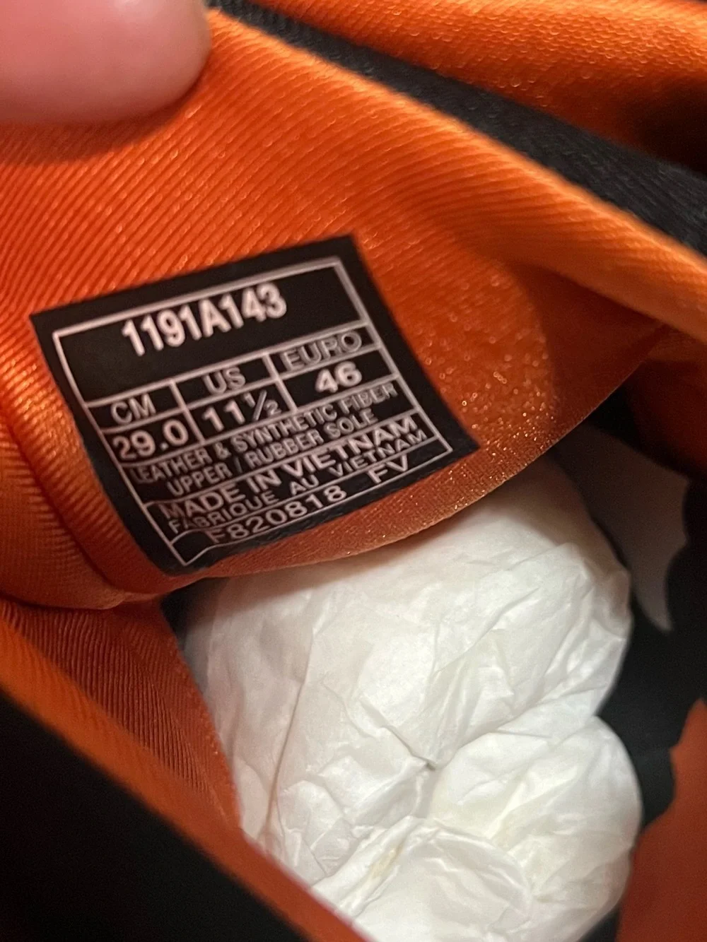 Asics Black, Gray & Orange Quilted Zip-Front Sneakers